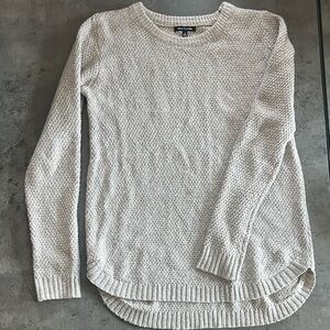 Pink Clover Beige Crewneck Sweater
